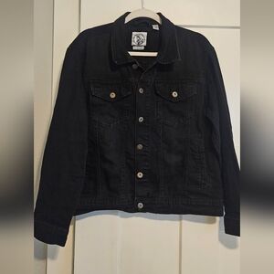 Men's Black Denim Jacket